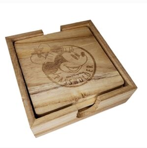 Disney Passholder Coaster Set Chef  Minnie Mouse Exclusive